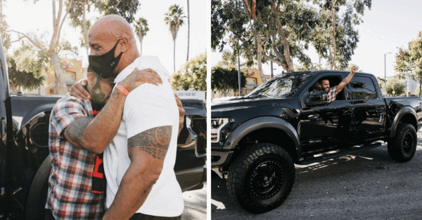Dwayne ‘The Rock’ Johnson Gave His Very Own Truck To A Truly Deserving Guy And It Is Giving Us All The Feels