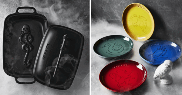 The Harry Potter Le Creuset Kitchen Collection Is Out So, Accio It All To Me