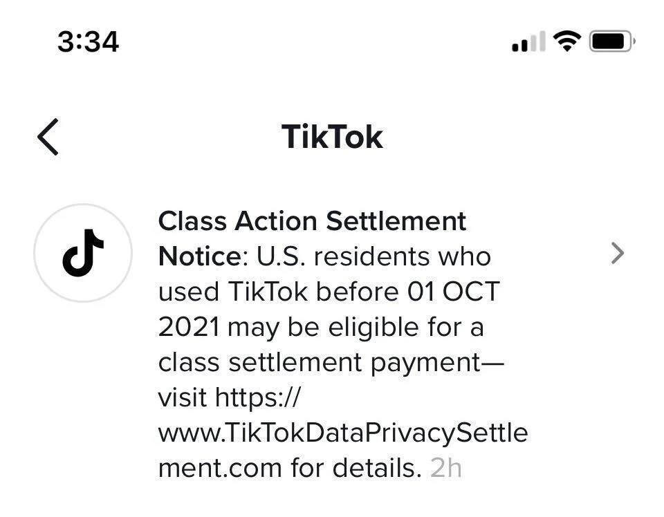 tiktok class action lawsuit settlement how much will i get