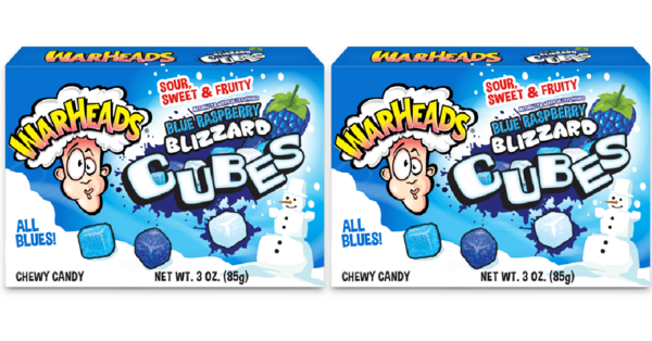 Warheads Blue Raspberry Blizzard Cube Gummy Candies Are The Perfect Bit Of Mildly Sour And Wildly Sweet That You Crave