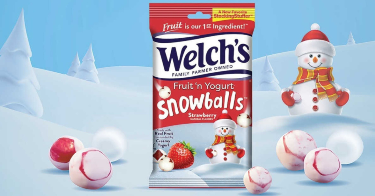 Welch’s  Strawberry Snowballs Are The Fruit and Yogurt Snack That’s Been Missing From Your Life