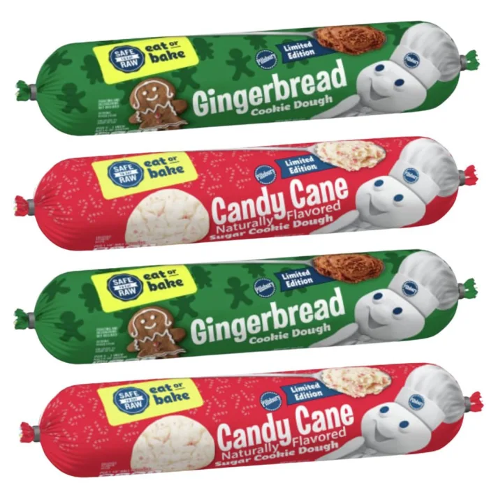 Pillsbury's New Candy Cane Cookie Dough Is an Upgrade From the Typical  Sugar Cookies