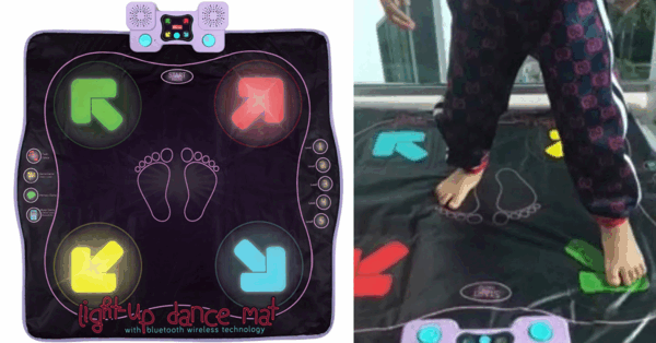 You Can Get A Light Up Dance Mat So Your Kids Can Dance The Night Away