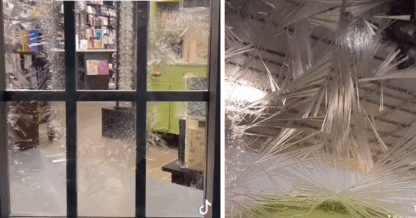 This Spray Puts Fake Frost On Your Windows and Its Exactly What You Need For the Holidays