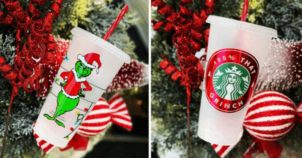 You Can Get A Grinch-Inspired Starbucks Cup and My Heart Just Grew Three Sizes