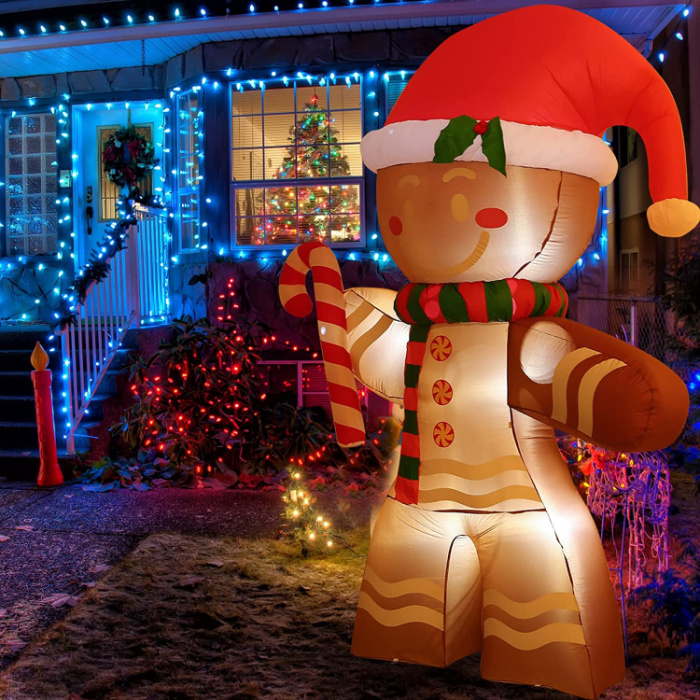 You Can Get an 8 Foot Gingerbread Man Inflatable to Stick in Your Front ...