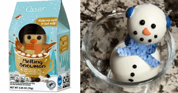 Aldi Has A Melting Snowman Hot Cocoa Bomb and I Need One in My Stocking