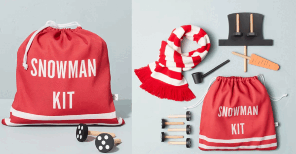 Target is Selling A Snowman Kit So You Can Build The Perfect Snowman