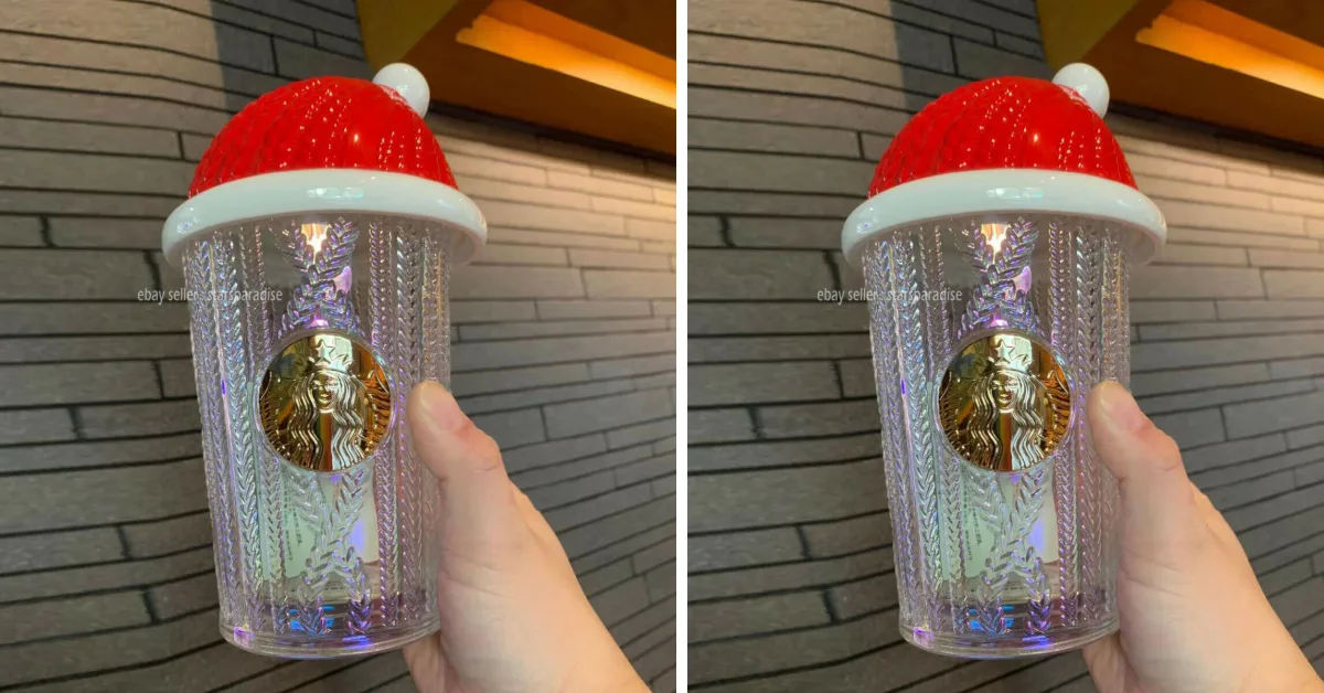 This Year's Starbucks Christmas Tumblers Have Pint-Sized Santas