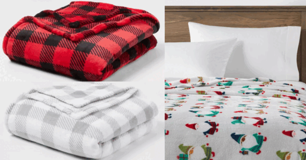 Target Has $10 Fluffy Plush Blankets and I Want Them All