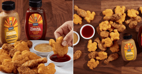 Perdue Is Releasing “Thanks-Dipping” Sauces For Dunking Your Turkey Shaped Chicken Nuggets