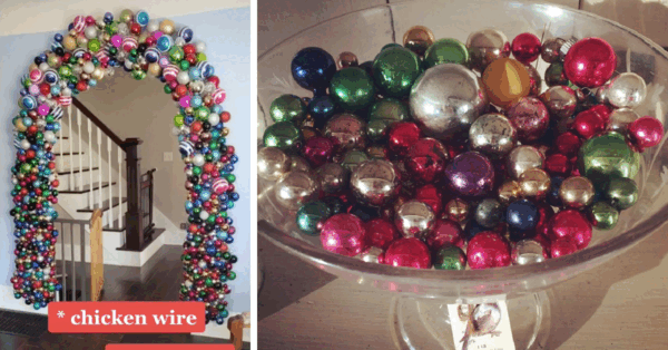 11 Uses For Christmas Ornaments That Don’t Involve Hanging Them On A Tree
