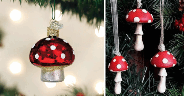 Mushrooms Are Popping Up All Over Christmas Decor This Year. Here’s What It Means.