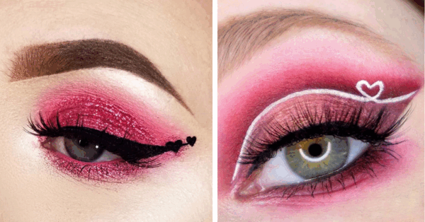 Heart Eyeliner Is The New Makeup Trend For Valentine’s Day And I’m In Love