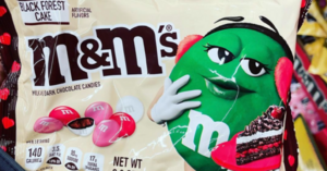 Testing 1,2, 3 gives mostly positive review to black forest cake M&M's