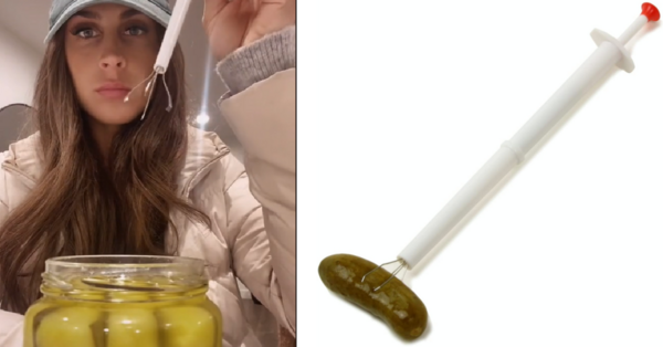 You Can Get A Pickle Picker That Will Keep You From Getting Pickle Juice All Over Your Hands And It’s Genius