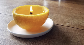 You Can Turn Orange Peels Into Candles That Burn for Hours During a Power Outage