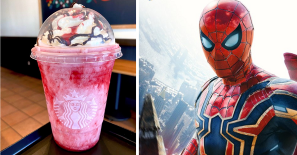 You Can Get A Spider-Man Frappuccino From Starbucks To Activate Your Spidey Senses