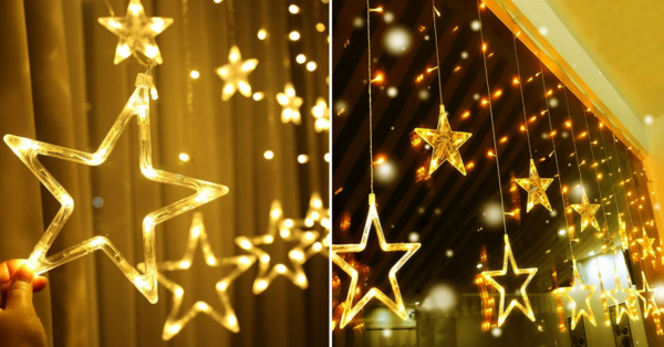 These Star Curtain Lights Will Turn Any Room Into A Total Dream