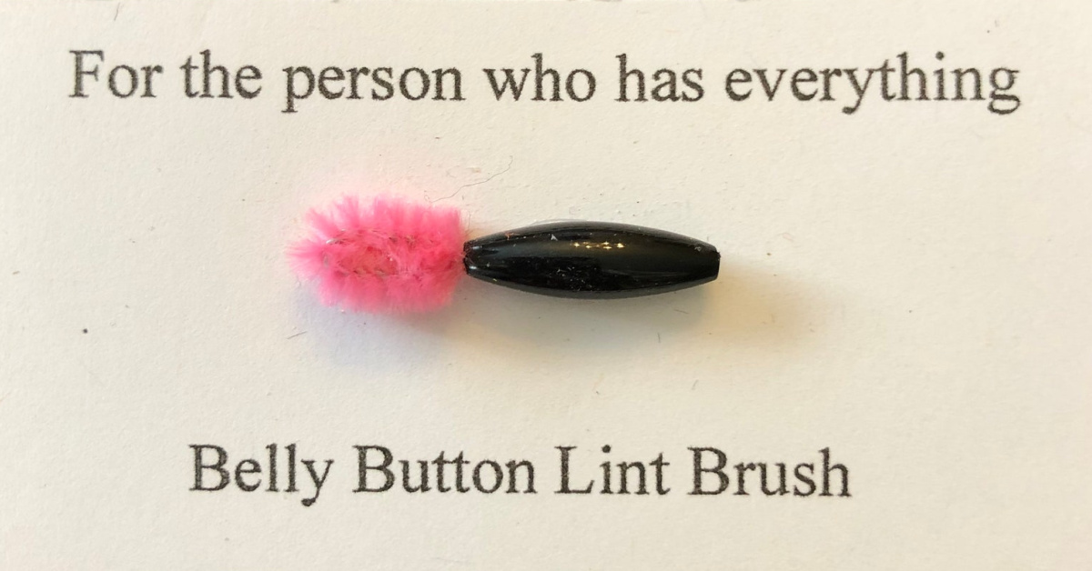 You Can Get A Belly Button Lint Brush For The Person Who Has Everything