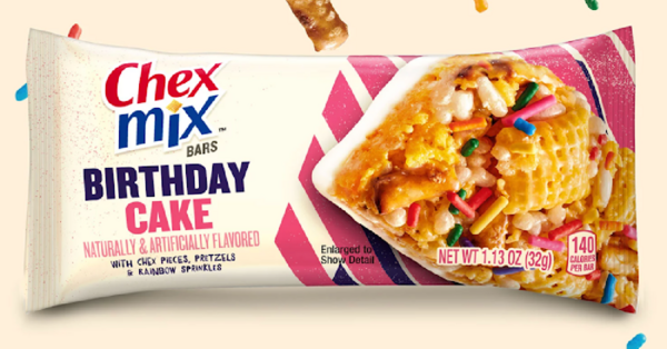 Chex Mix Birthday Cake Bars Are Here To Help You Celebrate Every Bite