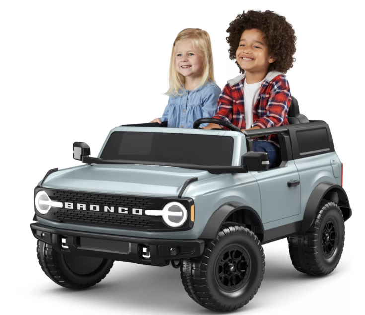 You Can Get Your Kids A Ford Bronco Ride-On Toy So They Can Drive Around The Neighborhood In Style