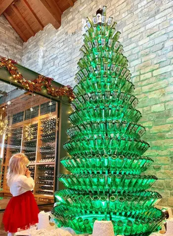 wine bottle tree project