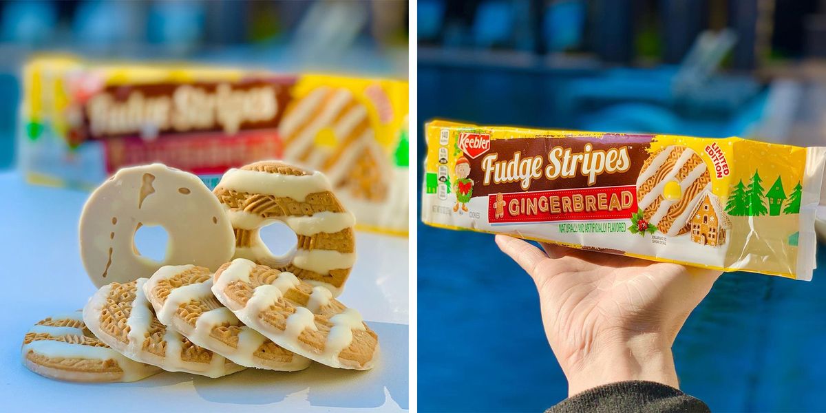 Keebler Now Has Gingerbread Flavored Cookies That Are Slathered in Vanilla Fudge