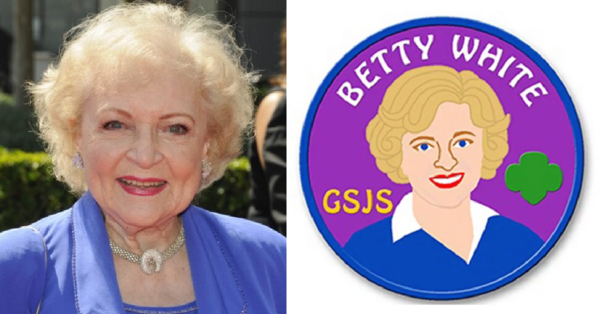 The Girl Scouts Have A New Betty White Commemorative Patch and Everyone Wants One
