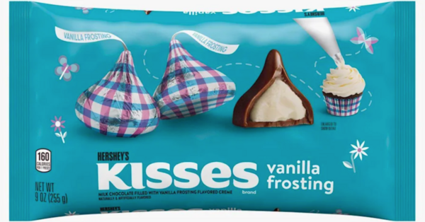 Hershey’s New Vanilla Frosting Kisses Will Have You Hopping For Joy This Easter