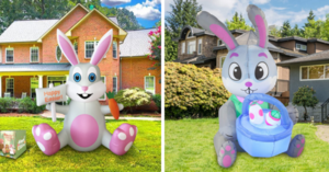 You Can Get A Giant Inflatable Easter Bunny To Show Your Neighbors You Like To Have A Hoppin’ Good Time