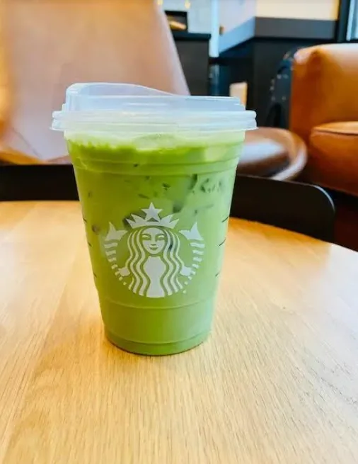 Copycat Starbucks Dairy-Free Iced Matcha Latte - Healthy Little Vittles
