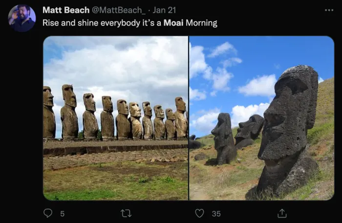 🗿” significado: moai Emoji