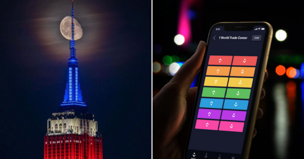 How To Change The Color of The One World Trade Center in New York Using Your Phone