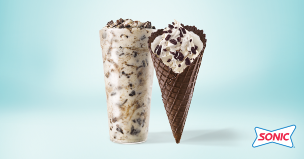 SONIC Is Bringing Back The Double Stuf OREO Waffle Cone And Blast For A Limited Time