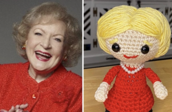 You Can Crochet A Betty White Doll And It’s Adorable!