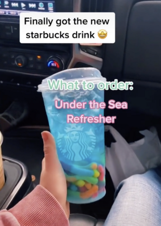 Is The Viral Under The Sea Refresher From Starbucks A Real Drink You Can Order