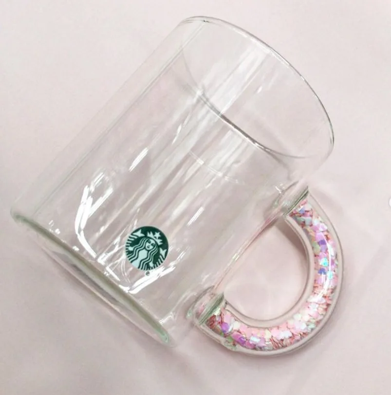 This Starbucks Glass Heart Confetti Mug Is All I Want For