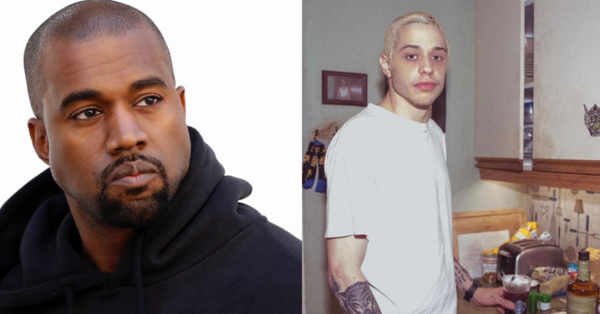 Apparently, Kanye West Is Spreading Rumors About Pete Davidson and It Sounds Like High School All Over Again