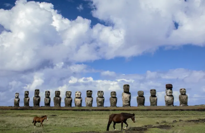 KREA - Front Facing Easter Island Head Emoji