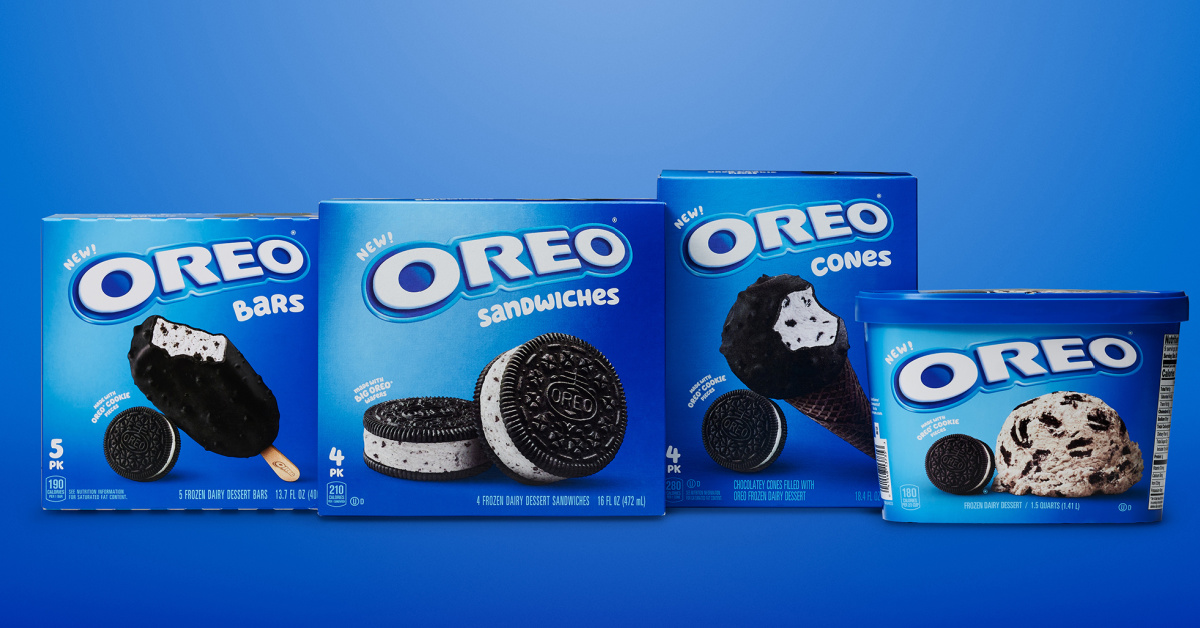 Oreo Just Released A Line of Ice Cream Including Giant Sized Oreo Ice Cream Sandwiches