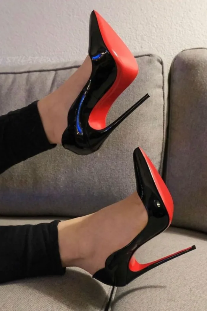 Shoes, A Pair Or Red Bottom Heels