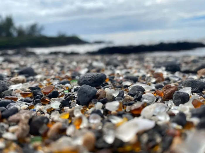 Finding Beach Glass Along Lake Michigan in Milwaukee
