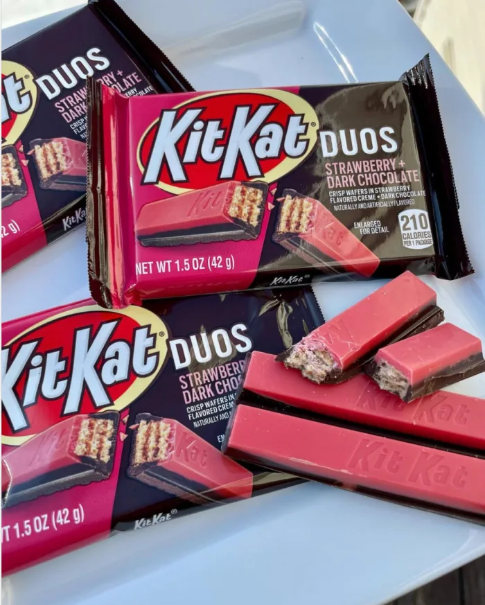 Kit Kat Unveils 2 New Permanent Flavors: Strawberry Dark Chocolate