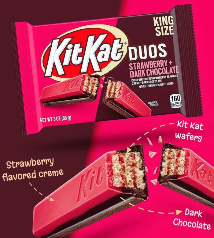 KitKat® Duos: Strawberry + Dark Chocolate - 1.5 oz.