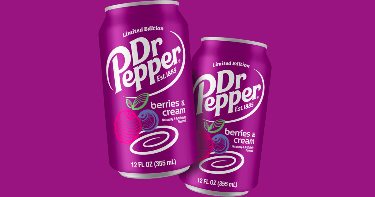 Dr. Pepper Berries & Cream Is Back and It’s Perfect For The Little Lad In Your Life