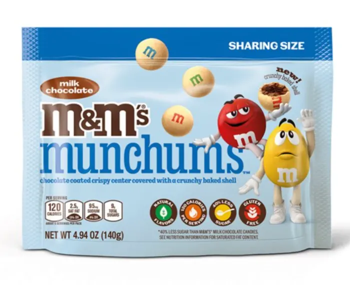 Tales of the Flowers: M&M Munchums and M&M Crunchy Cookie Taste Test  Comparison