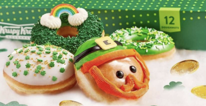Krispy Kreme Goes Green With Leprechaun Donuts to Celebrate St. Patrick’s Day