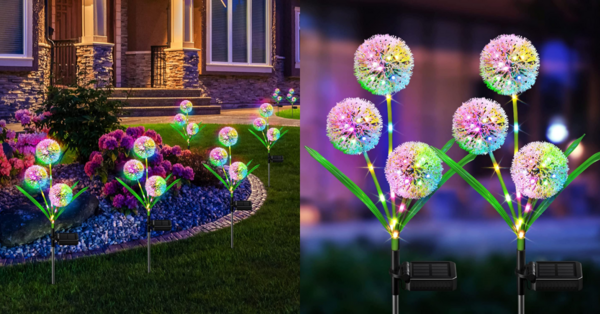 You Can Get Solar Powered Dandelion Lights And I Need Them Now
