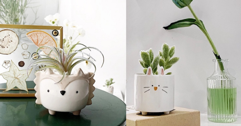 These Adorable Bunny And Hedgehog Ceramic Planters Are Exactly What’s Missing From Your Life